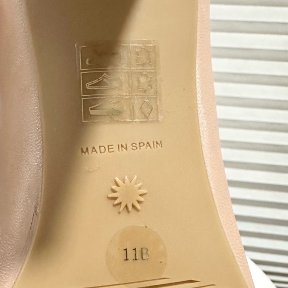 🌹STUART WEITZMAN 🌹 Vida 75 Leather Pumps Beige Size: 11B - Picture 15 of 16
